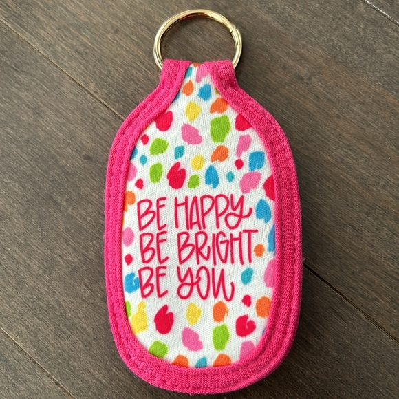 ALL SHE WROTE NOTES Confetti Happiness Bundle Hand Sanitizer Pouch Wrist Keyring - Picture 5 of 8